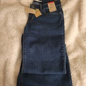 Levi's Dark Blue Super Low Flare Jeans 30 X 32